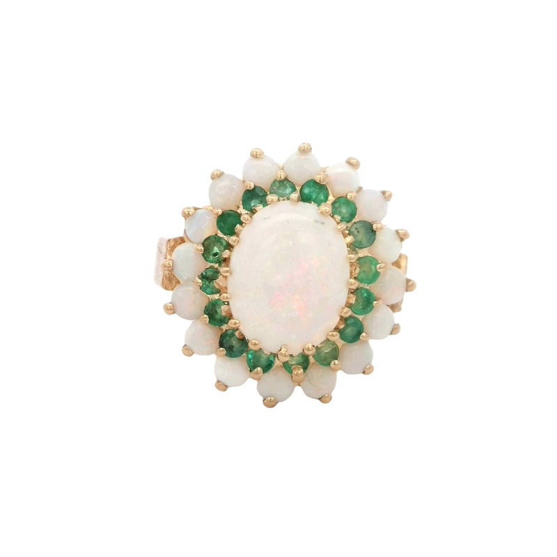 14 Karat Yellow Lady's Antique Gemstone Fasion Ring