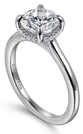 Diamond Semi-Mount Ring (Center Stone Sold Separate)