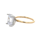 14 Karat Two Tone Semi-mount