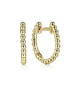 14 Karat Yellow Small Hoop Earrings
