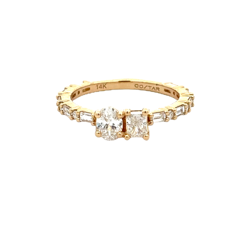 14 Karat Yellow Women's Diamond Fashion Ring - COSTAR JEWELRY