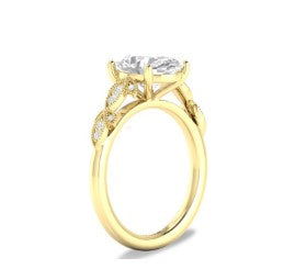 14 Karat Yellow Semi-mount