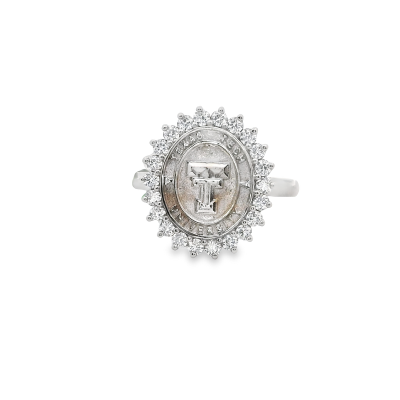 14 Karat White Ring (Center Coin - Your Choice - Sold Separately)