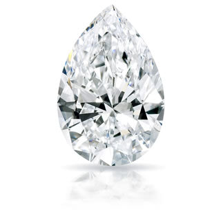 Loose 0.74ct F/SI1 Earth Mined Pear Cut Diamond