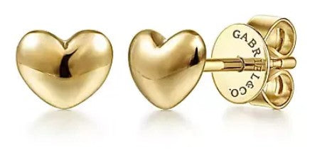 14 Karat Yellow Stud Earrings