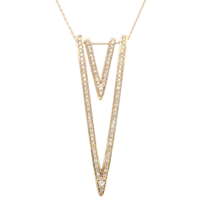 14 Karat Yellow Fashion Diamond Pendant