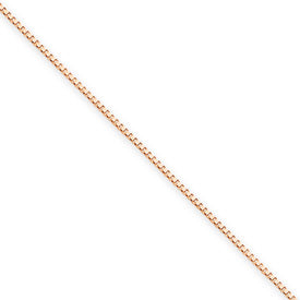 14 Karat Rosé 20" Box Chain