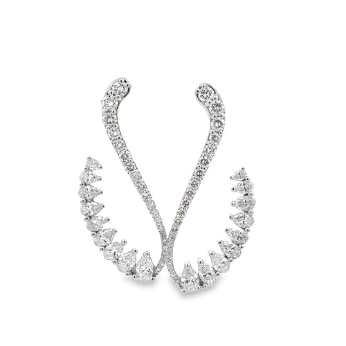 Diamond Earring - MALAKAN DIAMOND CO.