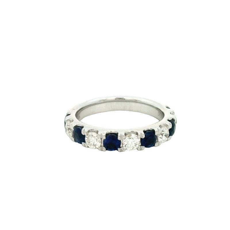14 Karat White Stackable Band Band