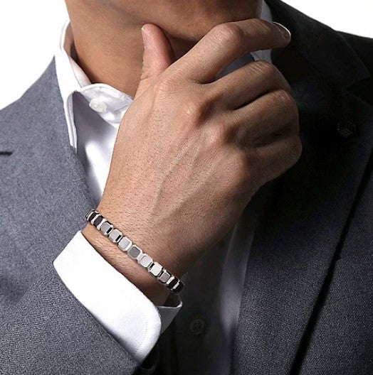 STERLING SILVER 7.25" Satin Bangle Bracelet