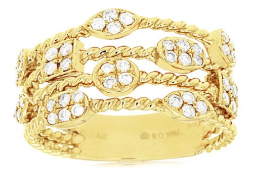 Women's Diamond Fashion Ring - ROYAL JEWELRY MFG, INC.