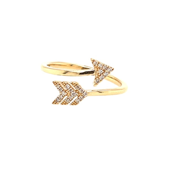 14 Karat Yellow Women's Diamond Fashion Ring