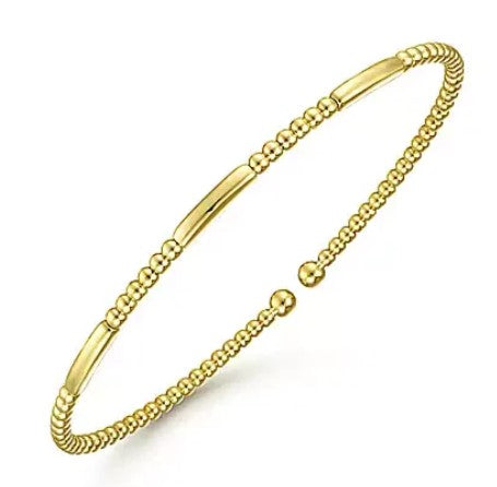 14 Karat Yellow 6.25" Polished Bangle Bracelet