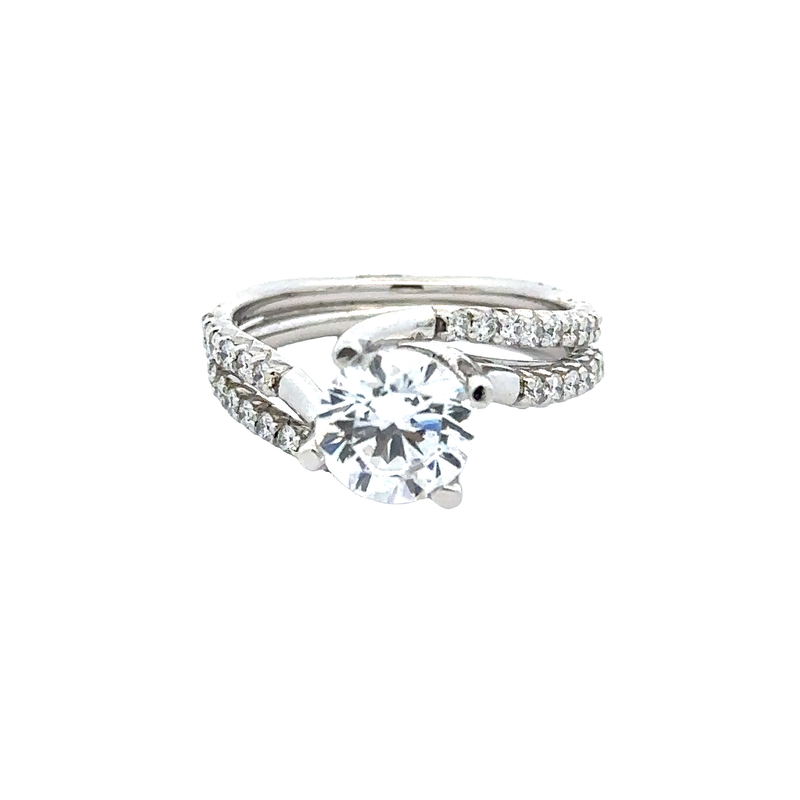Diamond Semi-Mount Ring (Center Stone Sold Separate)