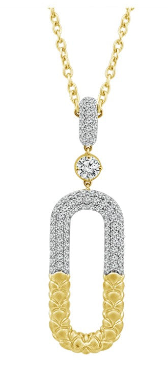 14 Karat Yellow Fashion Diamond Pendant
