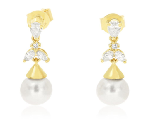 Pearl Earring - ROYAL JEWELRY MFG, INC.