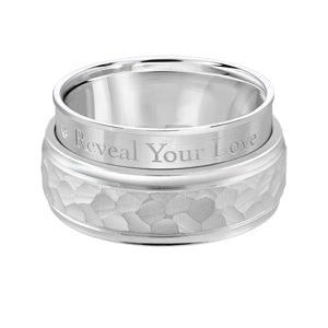 14 Karat White Comfort Fit Wedding Band