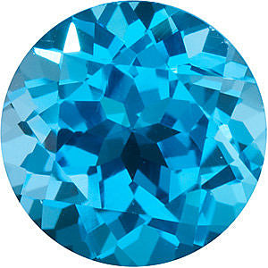 Loose 1.05ct BR Cut Blue Topaz