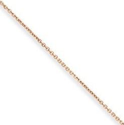 14 Karat Rosé 18" Cable Link Chain - TJ MANUFACTURING