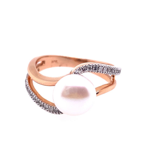 14 Karat Rosé Diamonds Ring - EMA INC.