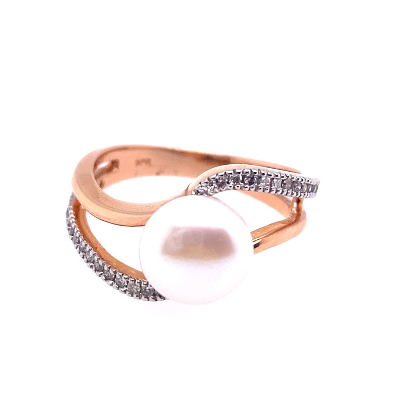 14 Karat Rosé Diamonds Ring