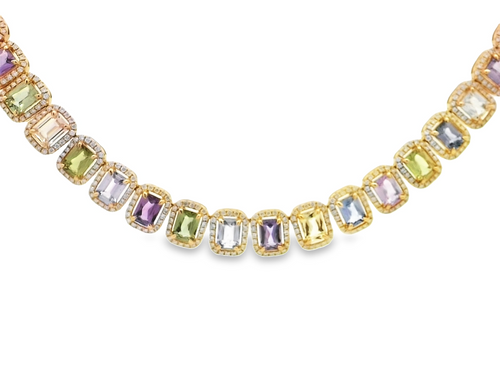 Gemstone Necklace - ADG JEWELS LLC