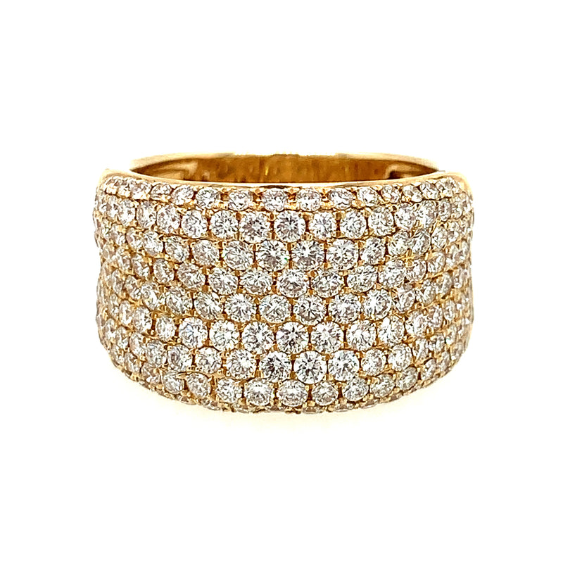 14 Karat Yellow Women's Diamond Fashion Ring