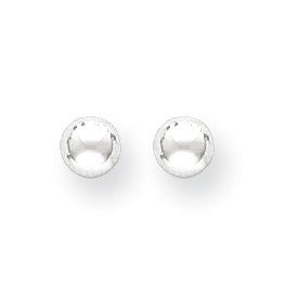 14 Karat White Stud Earrings - METAL MARKETPLACE INT.
