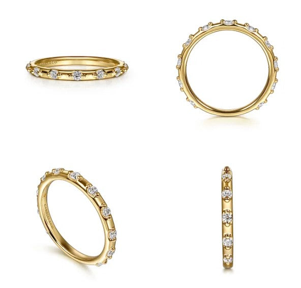 14 Karat Yellow Stackable Band Band