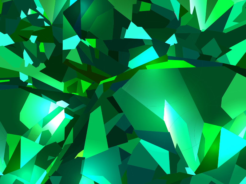 Macro photo of green gemstone